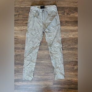 TRIPP Daang Goodman Black and White Checkered Pants Size 30